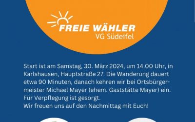 Eure Meinung ist uns wichtig! Wanderung für junge Leute…